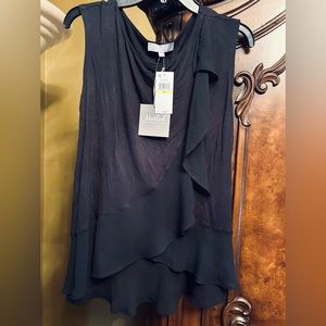 NWT Reunited Clothing, Marled Ruffled Top